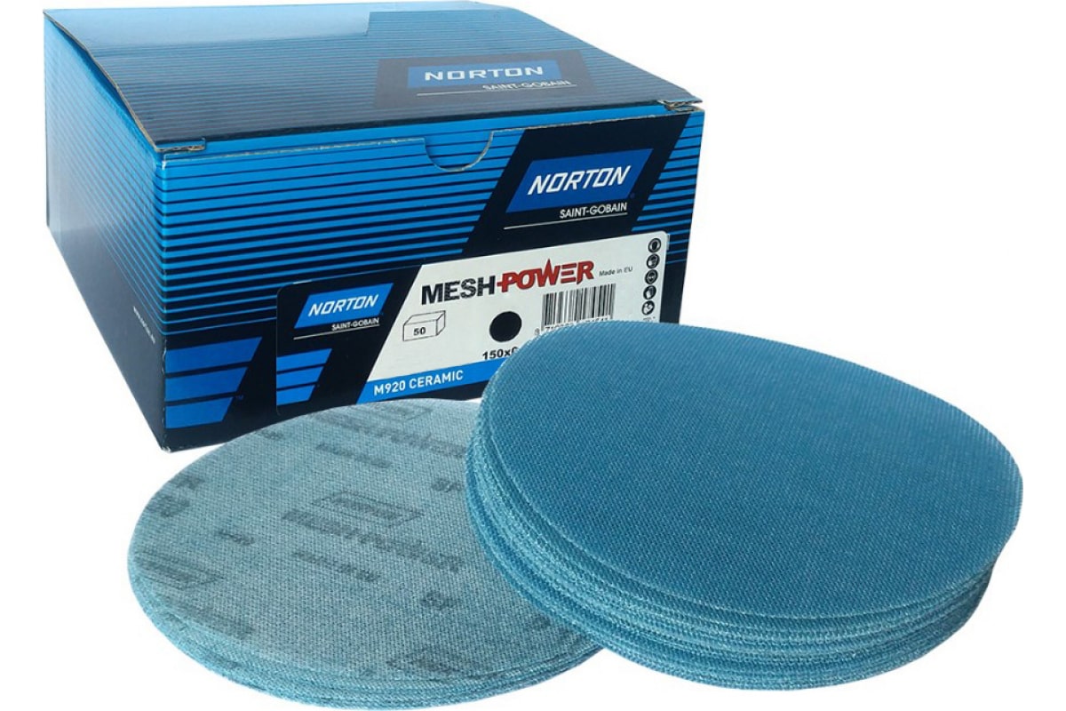 Disc ceramic MeshPower, 150mm, Norton, P400